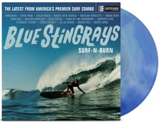 BLUE STINGRAYS Surf-N-Burn (SEALED) Blue Vinyl LP /500 tom petty heartbreakers