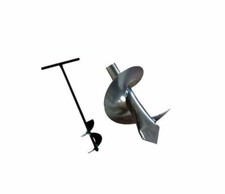 TRIVELLA A MANO PER TERRENO FORA TERRA PERFORATORE IN ACCIAIO CM 95 23334V