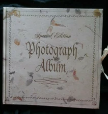 VICTORIAN PHOTOGRAPH ALBUM KEEPSAKES PHOTO MEMORY BOOK ROBERT FREDERICK NEW