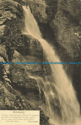 R624511 Gressoney. Acqua come una gran chioma dargento. Pastonchi. Hotel Miraval