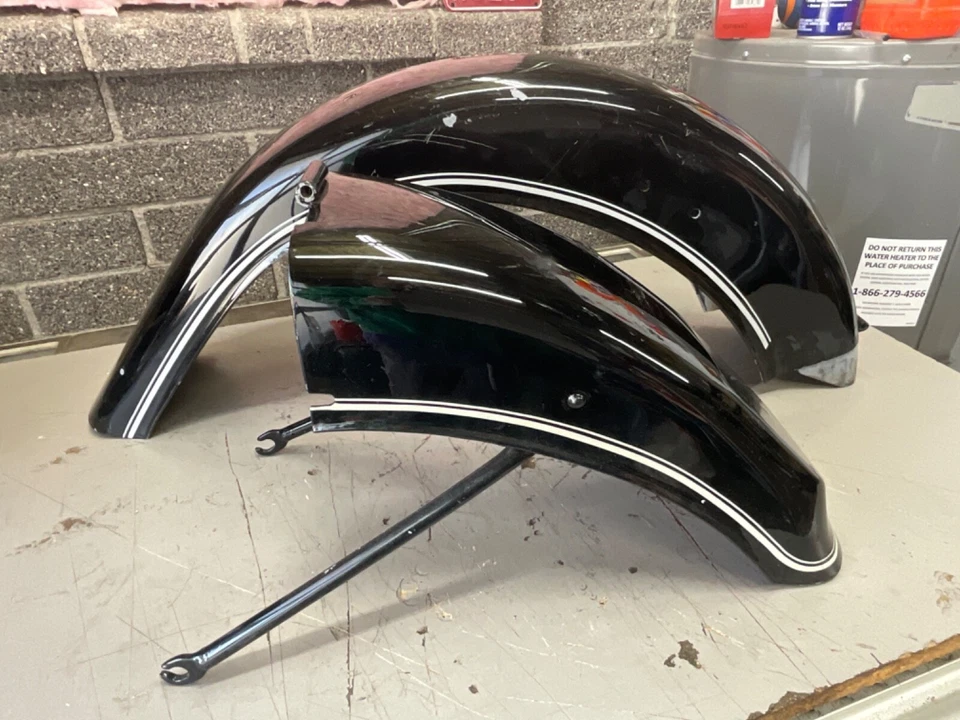 Guardabarros trasero negro BMW R50 R60/2 R69S Foto 2 de 4