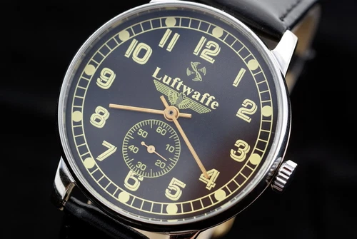 Luftwaffe military style German WAR2 WW2 CCCP wrist watch by Pobeda