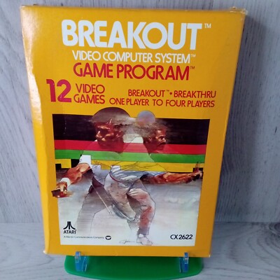 ATARI BREAKOUT CX2622 SPIEL NEU IN BOX OLD STOCK SEHR SELTEN RETRO VINTAGE