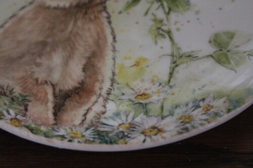 Set of 2 NEW Southern Living Floral Bunny Accent Plates Thumper - Picture 5 of 8