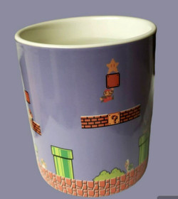 2015 Paladone  Super Mario Bros. Collectors Edition Heat Change Mug Nintendo NES