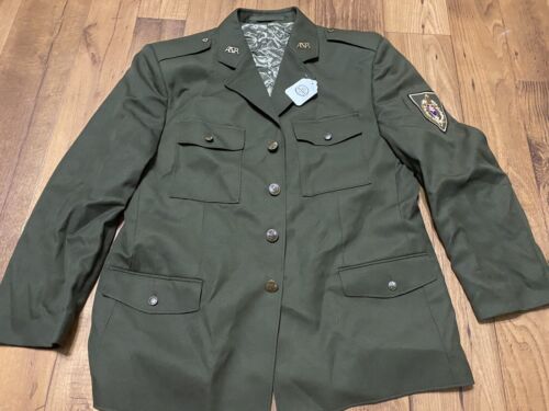 Militaria Odeva Green Slovakian Military Button Down Jacket Mens Size Large - 第 1/5 張圖片