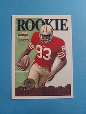 J.J. STOKES 1995 SCORE SUMMIT EDITION FOOTBALL CARD # 144 I1324