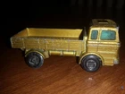 VINTAGE! 1970 Matchbox Gold Mercedes Truck Lesney No 1 - SUPERFAST WHEELS