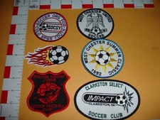 Soccer patch set vintage 6 patches