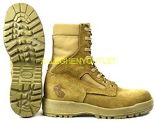 USMC US Military Desert COMBAT BOOTS Coyote 4 R, 14.5 R NEW Made in USA