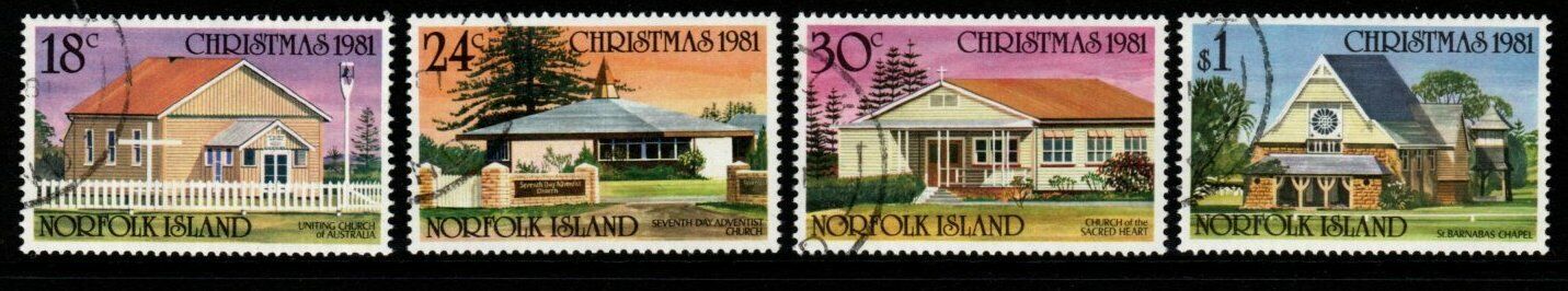 Max 89% OFF NORFOLK New Free Shipping ISLAND SG265 8 CHRISTMAS FINE 1981 USED