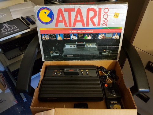 RARE VINTAGE ATARI 2600 VCS VADER (MINT BOXED WORKING)