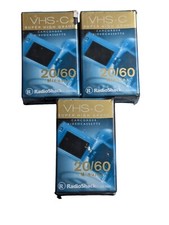 Lot Of 3 RadioShack VHS-C Super High Grade Camcorder Video Tape 20/60 Minutes