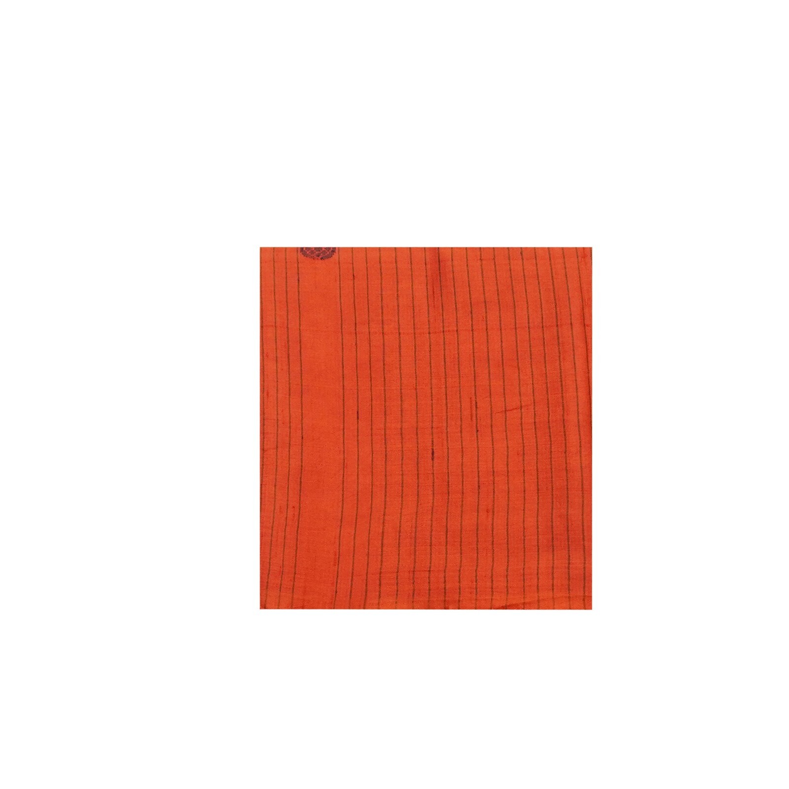 Tissu Sari Vintage 100% Soie Jaune - Tissé Main - 3.7m X 41 Pouces - Loisirs Créatifs