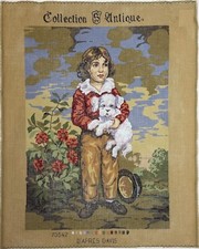 Coll. Antique ARTHUR DEVIS MASTER SIMPSON Needlepoint Canvas 14.5" x 20.5" 70542