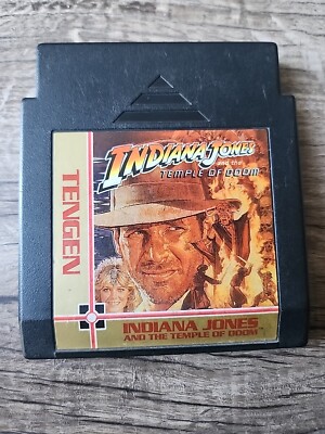 Indiana Jones And The Temple Of Doom Tengen NES Nintendo
