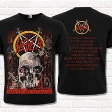 Slayer black T-Shirt, South of Heaven (1988). Thrash Metal. Heavy Metal.