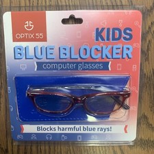 OPTIX 55 KIDS blue blocker computer glasses WITH CASE