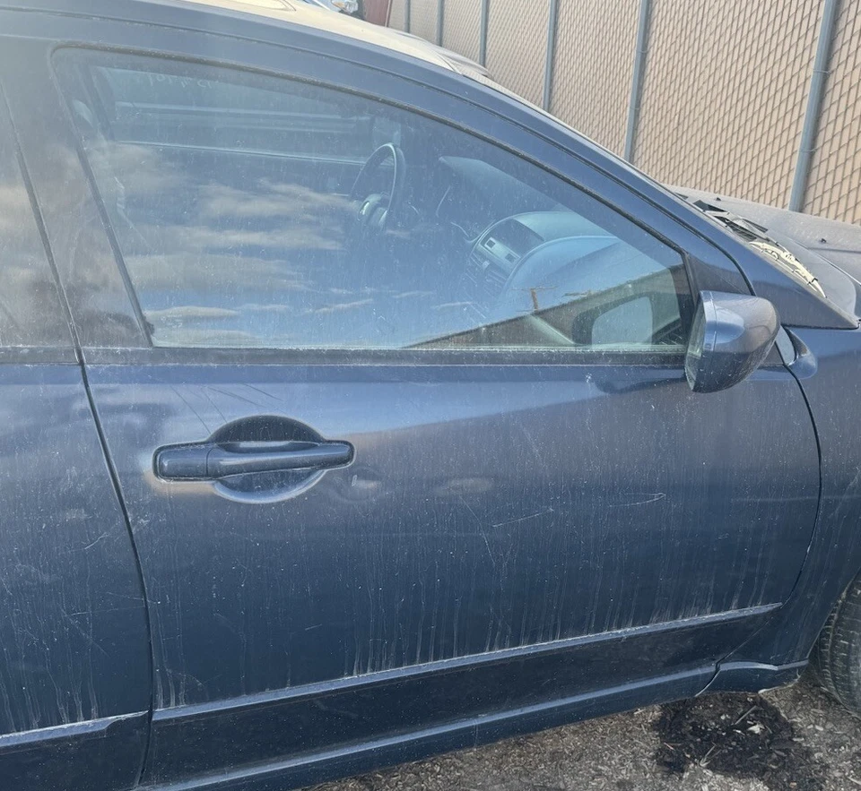 Mitsubishi GALANT Front Right Passenger Door Shell  Blue 2004 2005 2006  OEM - Image 2 of 2