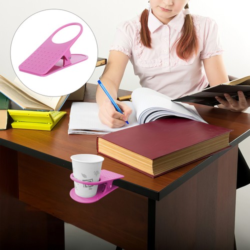 3pcs Large Desk Clip for Drinking Cup Holder Mug Clamp Random Color