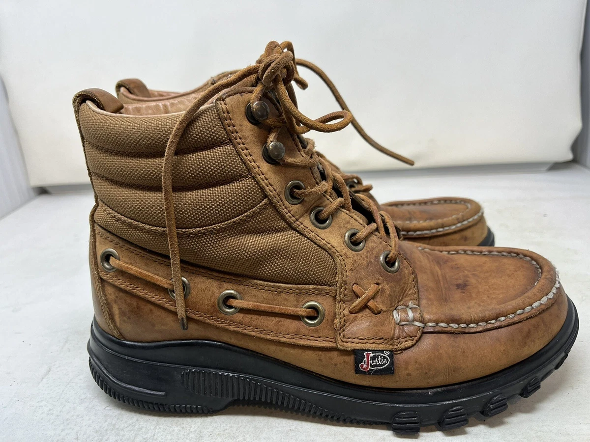 Justin chukka deals work boots