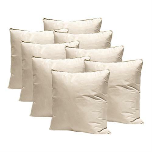 Set of 8 Duck Feather Cushion Pads Inners Inserts Fillers Scatters eBay
