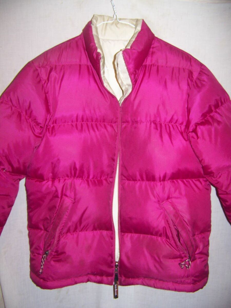 LL Bean Reversible Down Puffy Jacket, Women's Medium | eBay LL Bean Reversible Down Puffy Jacket, Women's Medium | eBay