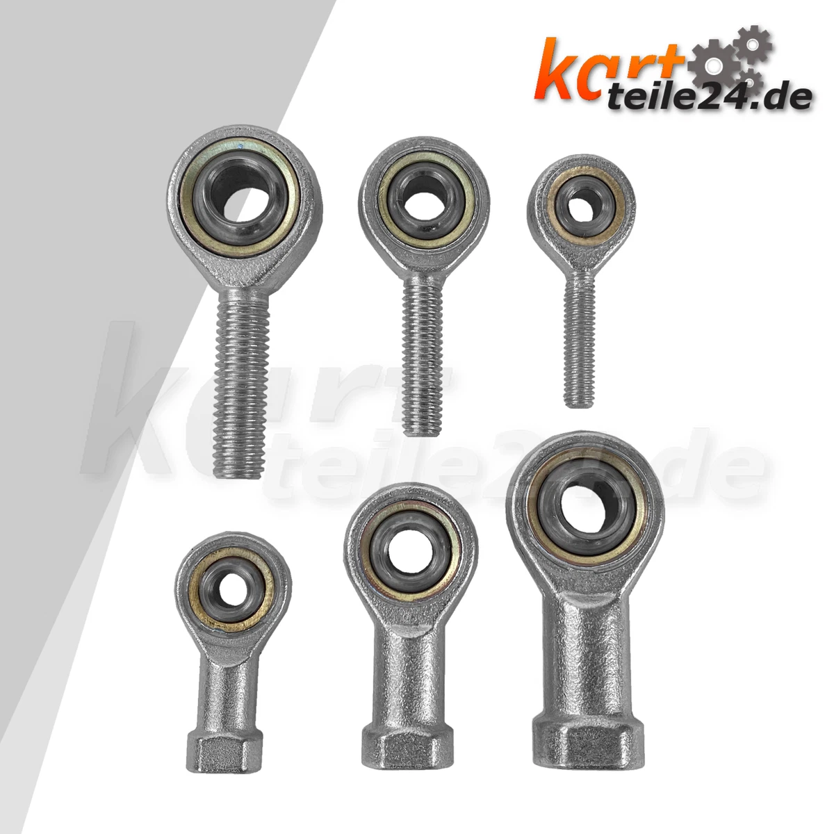 1x M6 Uniballgelenk Kugelkopf Gelenkauge Spurstangenkopf - Foto 8