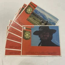 1973 HIGH PLAINS DRIFTER ORIGINAL 11x14 LOBBY CARD SET CLINT EASTWOOD - 7 TOTAL