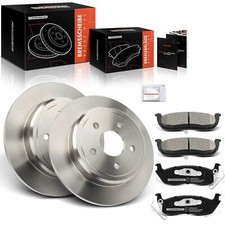 A-Premium Rear 320mm Brake Discs & Brake Pads for Jeep Grand Cherokee Commander