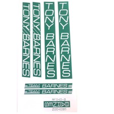 Tony Barnes Croydon decal set retro road bike 80s