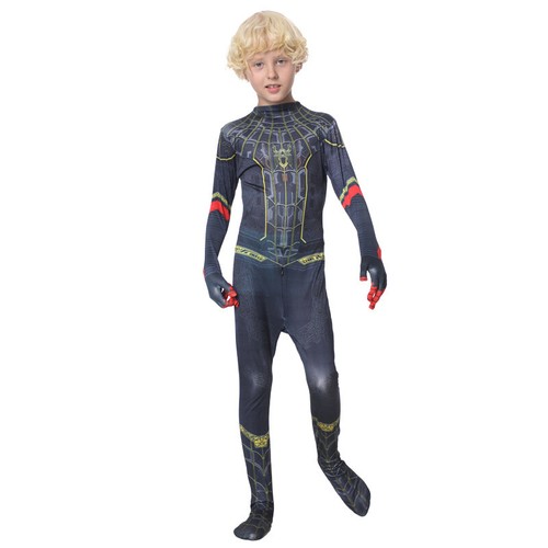 Kids Boys Adult Mens Spiderman Superhero Costume Fancy Dress Cosplay Outfits - Picture 30 of 32