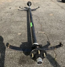 3500 3.5K 4" DROP IDLER AXLE TRAILER CARGO DUMP UTILITY Multiple Dimensions 