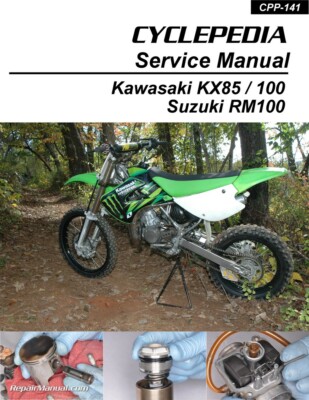 2001-2013 Kawasaki KX85/100 & Suzuki RM100 Motorcycle Repair Service Manual 41-P