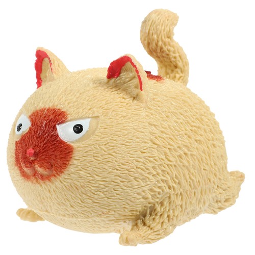 5 Pieces Kind Süße Katzen-Quetschspielzeuge Softtier -Preifer -Zappelspielzeug - 第 12/12 張圖片