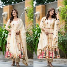 PAKISTANI HEAVY FAUX GEORGETTE KURTA PALAZZO WITH BEAUTIFUL DUPATTA FOR WOMEN