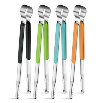 6 Pinze Chiudisacchetto In Acciaio Inox Da 10 Cm - Chiusura Ermetica Per Sacchetti Caffè E Alimenti - Conservazione Fresca E Duratura