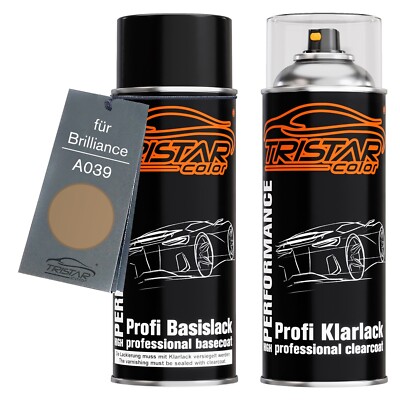Autolack Spraydosen Set für Brilliance A039 Yuzhi Gold Metallic Basis Klarlack
