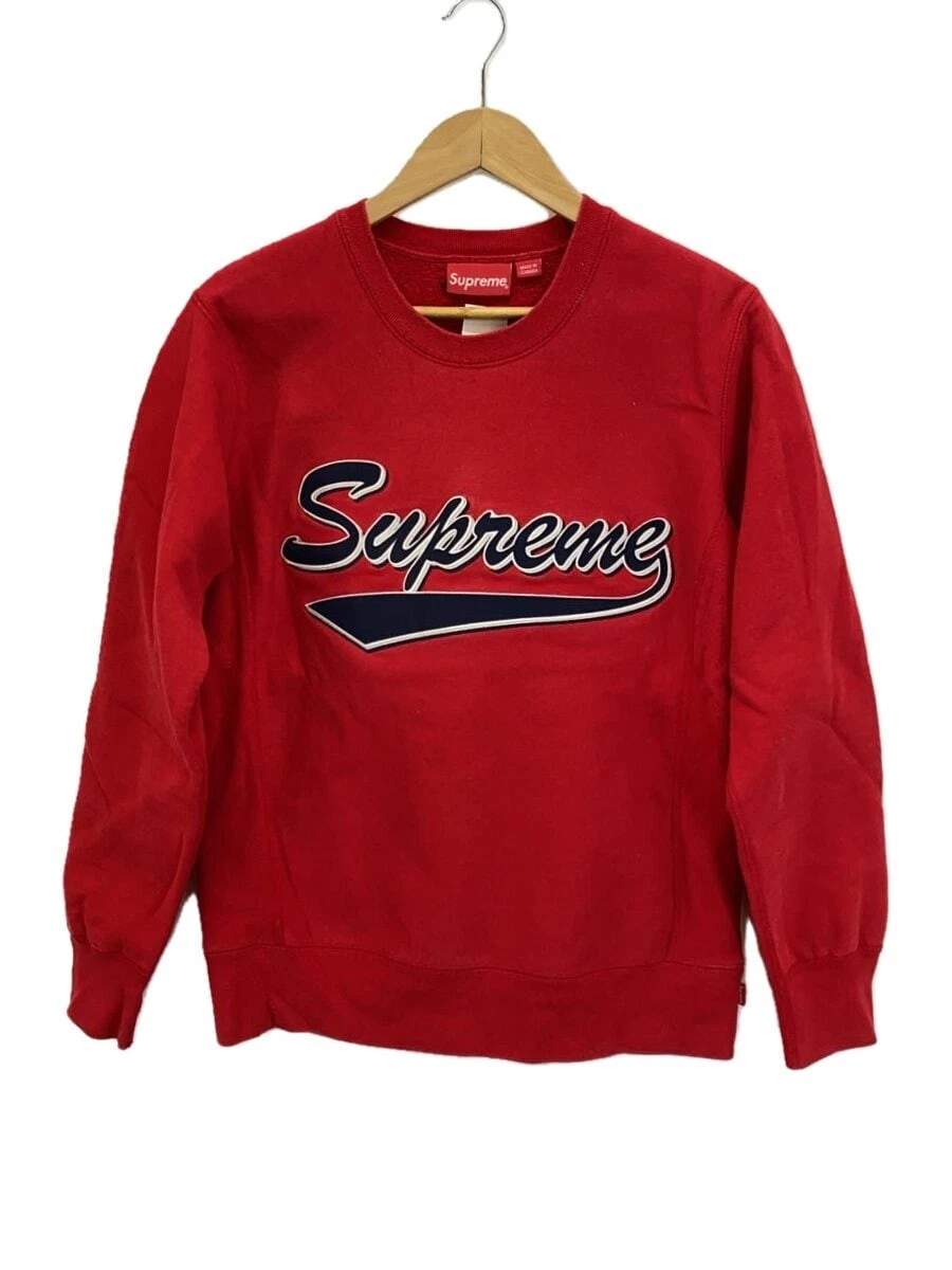 Sweat col rond Supreme rouge S occasion