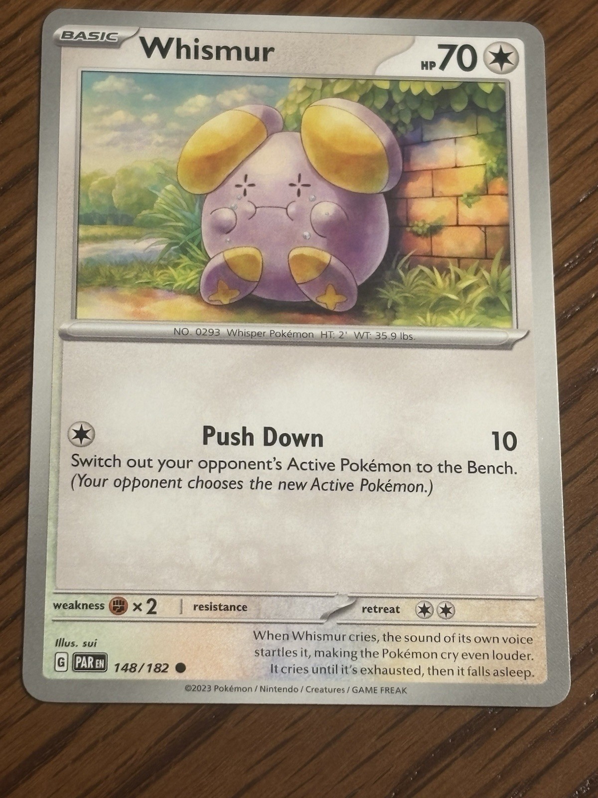 Whismur - 148/182 - Common - Near Mint Pokemon Card