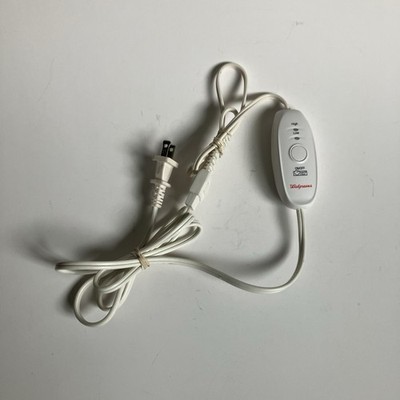 Original Walgreens Electric Blanket Pad Controller Remote Control WHITE MHP813S
