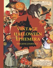 VINTAGE HALLOWEEN EPHEMERA for JUNK JOURNALS: a Collection of Vintage...