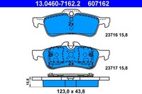 ATE Bremsbelagsatz Scheibenbremse 13.0460-7162.2 FüR Mini R53 R52 R50 Cooper One