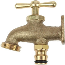 Take Anywhere outside Tap, Portable Outdoor Water Tap for Gardens, Solid Brass ¾