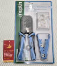 Maplin Crimp Tool & Cable Stripper Set New & Unopened MB4