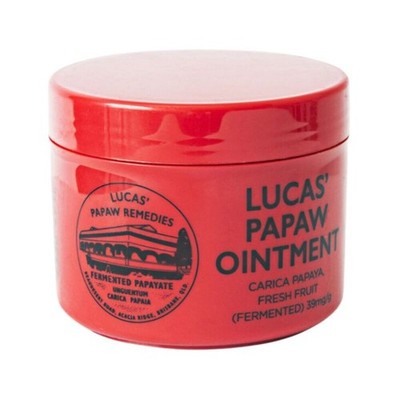 Lucas  Papaw Salbe 75g Glas natürlicher Hautheilbalsam für Schnitte & trockene Lippen