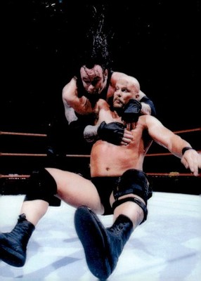 1999 Comic Images WWF SmackDown! Chromium #85 The Undertaker vs. Austin