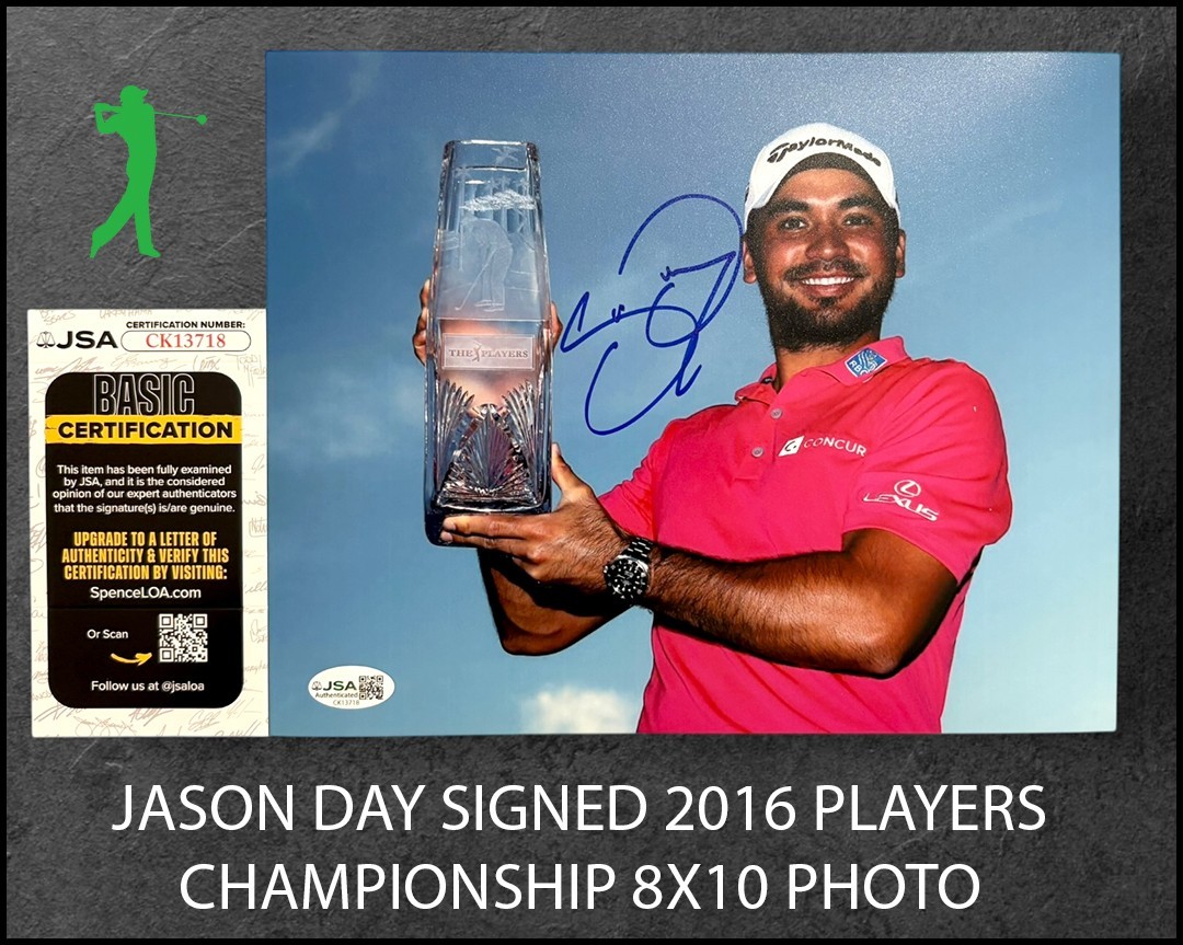 Jason Day Autographed Signed 8X10 2016 PLAYERS CHAMPIONSHIP PHOTO PICTURE JSA COA 