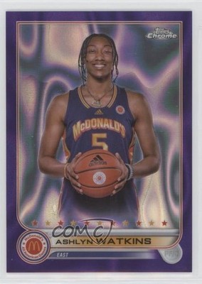 2022 Chrome McDonald's All American Purple Lava Refractor Ashlyn Watkins 5cb
