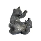Royal Copenhagen Porzellanfigur kämpfende Bären Porcelain Figurine Bär Bear